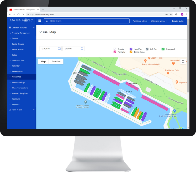Visual Marina Map